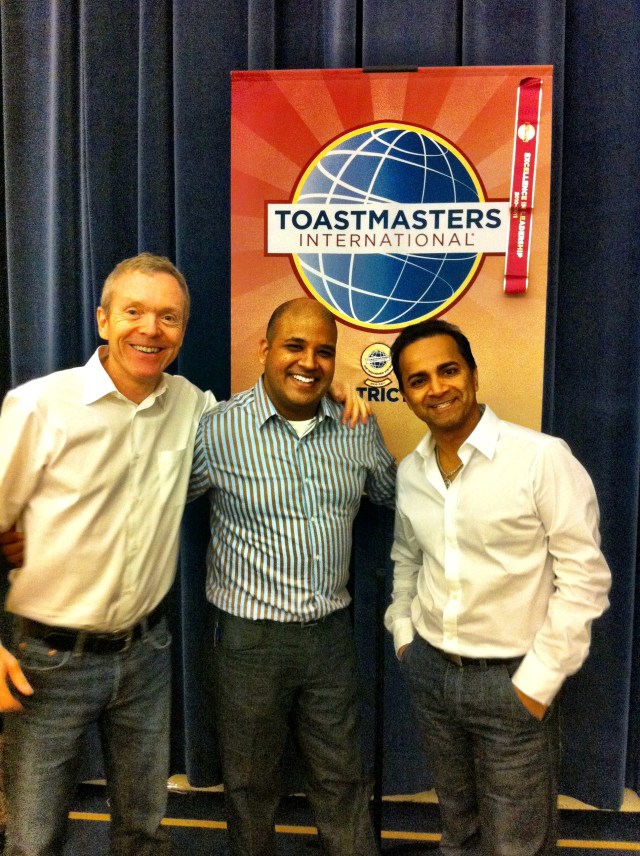 Ted, Sean and Jay at the District 60 Toastmasters Leaders Appreciation Brunch