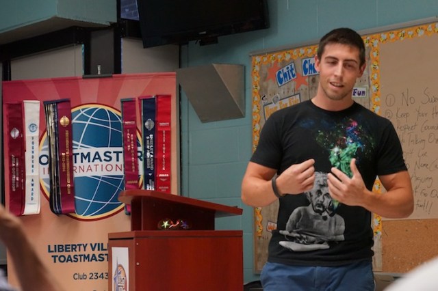 Mark's humorous speech