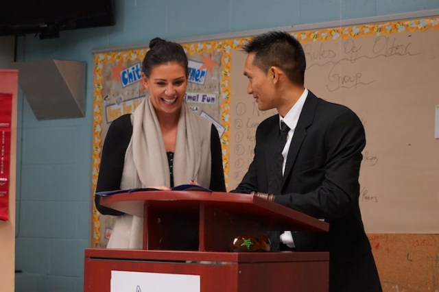 Choosing the table topic...