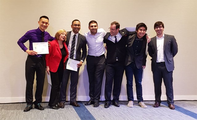 James & the Speech Contestants